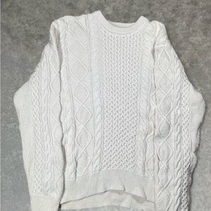 U.S. Polo Assn. Ivory Cable Knit Sweater